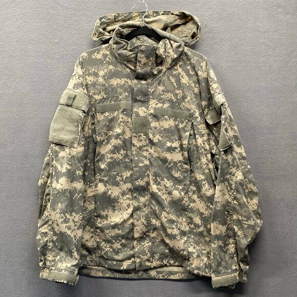 US Army Jacket Soft Shell Cold Weather Gen III Mens M Digital Camo Propper - Picture 1 of 16